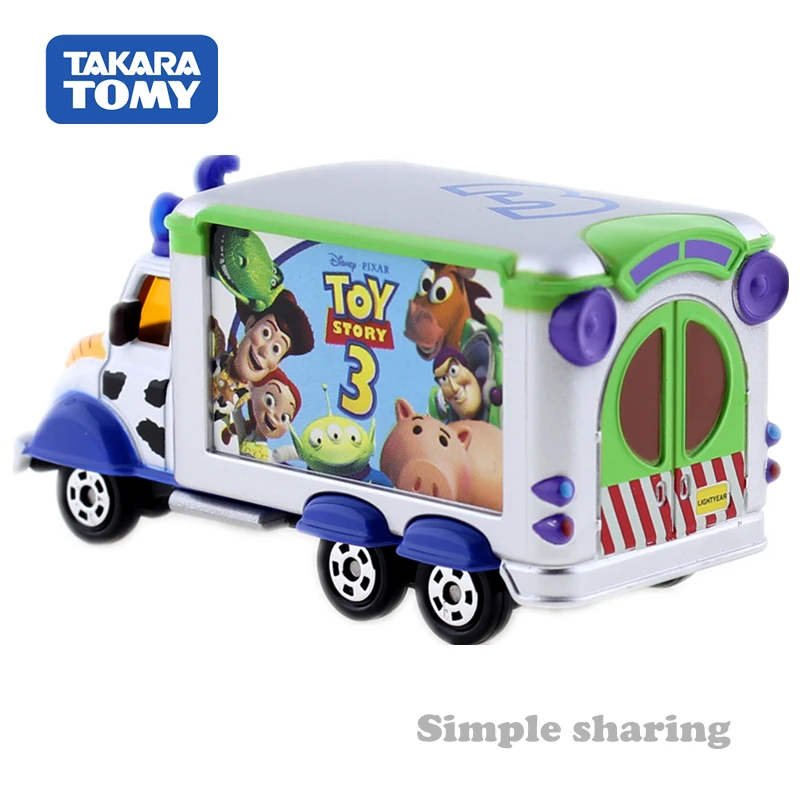 Tomica Disney Motors DM 07 Toy Story 3 Woody Jolly Float Japan Takara Tomy Vehicle Diecast Metal Model New Kids Toys| |