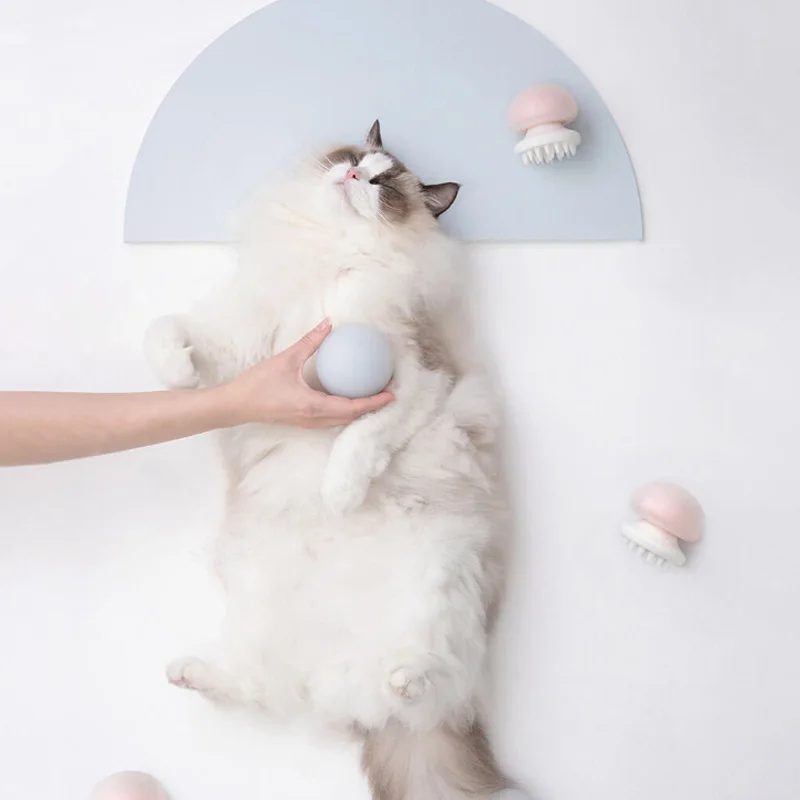 Массажер для Медузы Xiaomi Mijia Furrytail расческа питомцев с отрицательными ионами