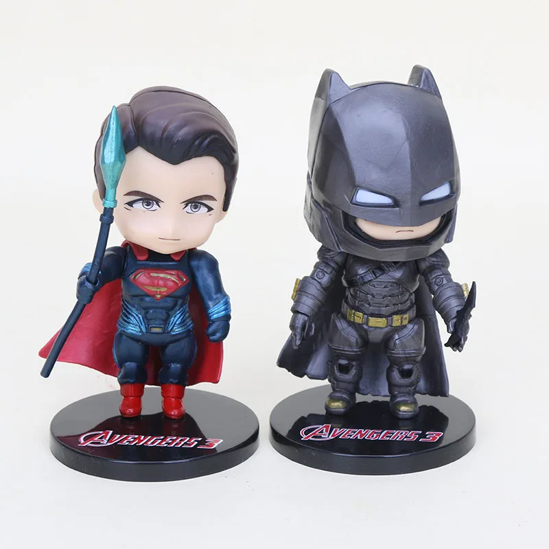 10 см набор из 6 игрушек Marvel, Мстители, эндшпиль, Набор фигурок, Человек-паук, Капитан Америка, Халк, тонас, капитан Марвел, модель куклы