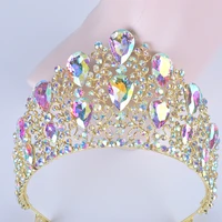 only one new sample selling wedding hair tiara bride crystal rhinestones women party crowns bridal dress accessories comb tiara