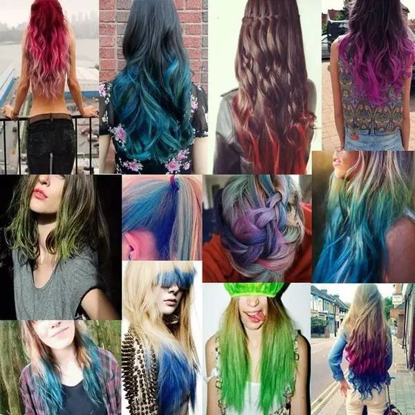 Новинка нетоксичные мягкие мелки для волос пастельный набор 12 цветов краска