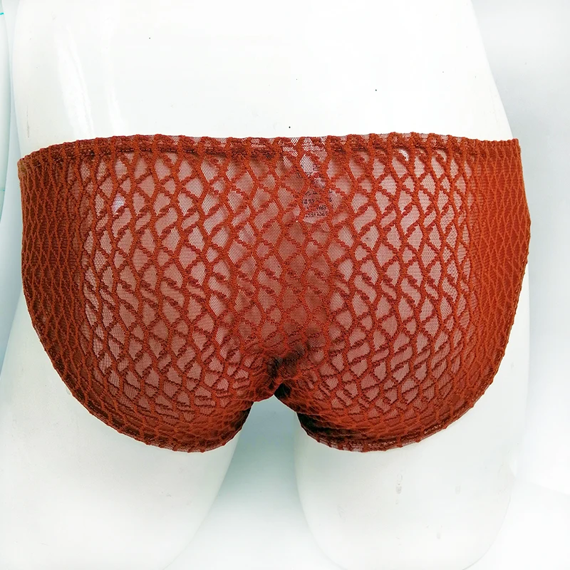 2019 модное мужское однотонное женское Прозрачное нижнее белье сексуальные трусы