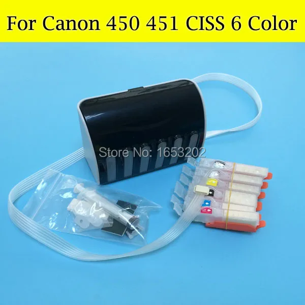 Система СНПЧ PGI450 CLI451 CLI451GY PGI450XL CLI45XL CLI451GYXL для Canon PIXMA MG6340 MG7140 iP8740 MG7540 с трубкой |