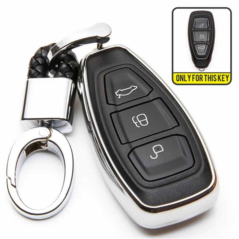 ТПУ чехол для автомобильного ключа Ford Fiesta Focus 2 3 4 MK3 MK4 Mondeo Ecosport Kuga ST Edge Fusion C Max Ka Galaxy