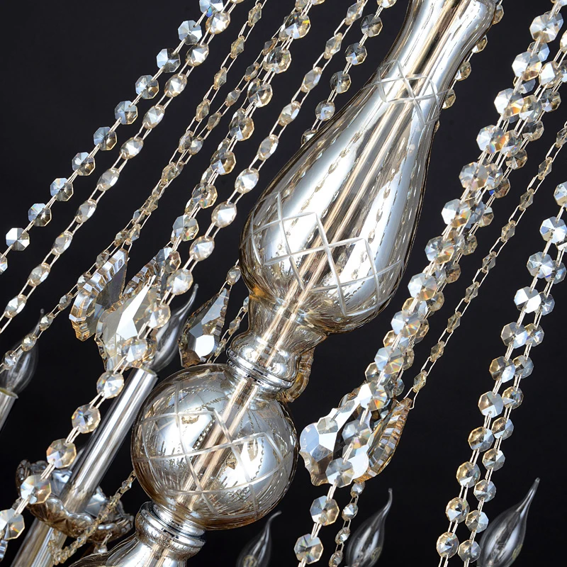 люстра шампанское потолочная гостиная арт деко Люстра на лестницу Стеклянные