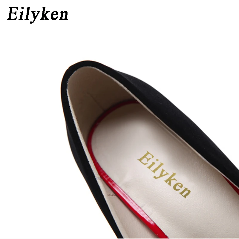 Eilyken/Демисезонные женские туфли-лодочки пикантные женские туфли-лодочки на высоком каблуке с открытым носком туфли на платформе свадебные вечерние туфли размеры 34-40