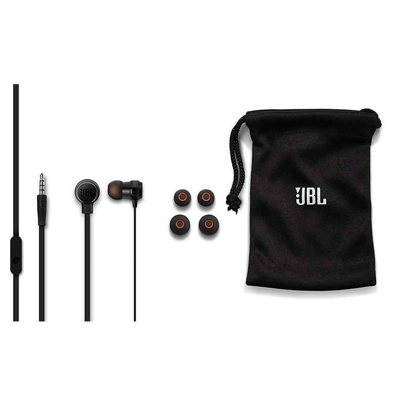 JBL T280A стерео наушники-вкладыши с плоским кабелем встроенным пультом