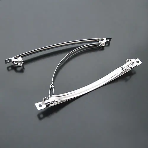 (18758)10PCS 62MM 83MM 100MM Imitation Rhodium Steel High Quality Hair Jewelry Clips Findings Accessories Wholesale | Украшения и