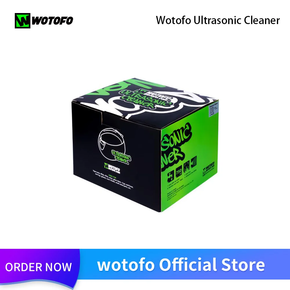 Оригинальный Wotofo Ультразвуковой очиститель 50 Вт распылитель для электронной