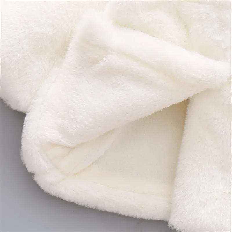 BibiCola/парки для маленьких девочек теплая одежда малышей Детская зимняя флисовая