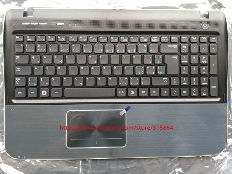 

CZ раскладная новая клавиатура для ноутбука с тачпадом для Samsung SF510 SF511 BA75-02724R