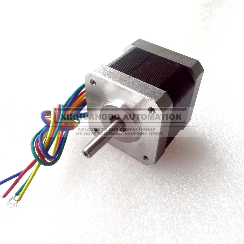 1 шт. 2-фазный 4-проводной шаговый двигатель Nema 17 40 мм 17HS4401 42bygh 1.7A CE ROSH ISO CNC лазерный