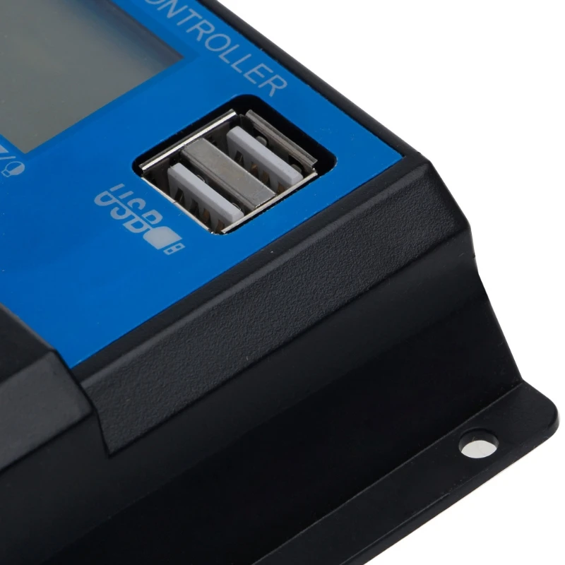 PWM 10/20/30A Dual USB Панели солнечные Батарея регулятор заряда аккумулятора 12/24V