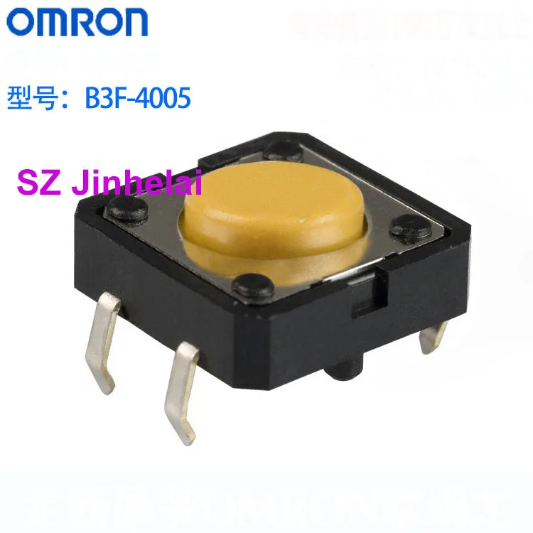 

Оригинальный сенсорный Переключатель OMRON B3F-4005 100 шт, кнопки 12*12*4,3 мм