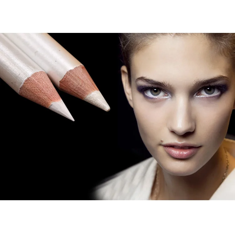 Новинка карандаш для бровей белый подводка глаз мягкий женский косметический