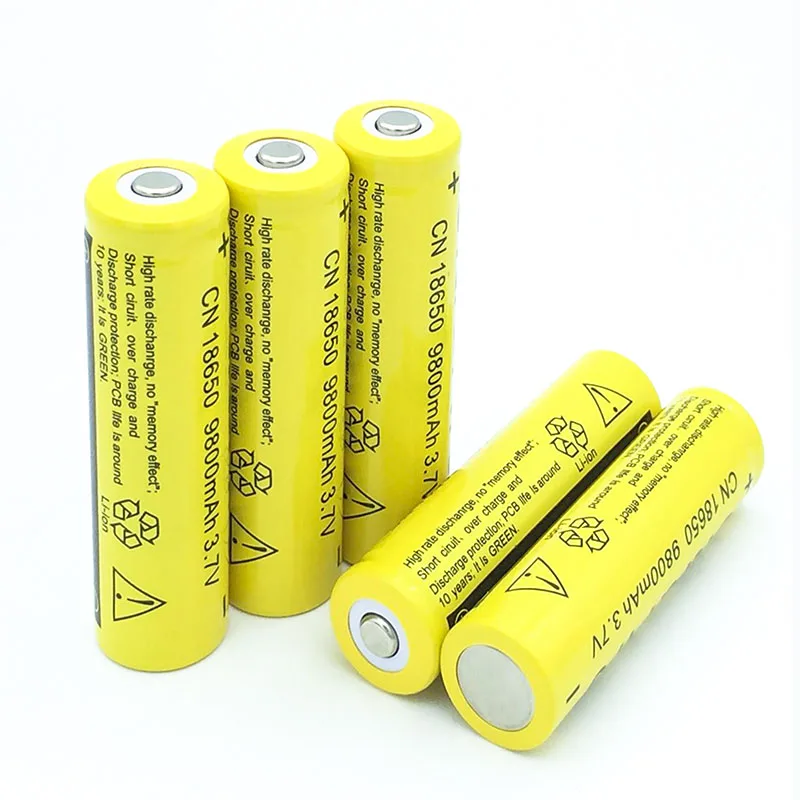 12 шт. 18650 3 7 В 9800 мАч MICKTICK Батарея батареи batteria литиевых литий-ионный