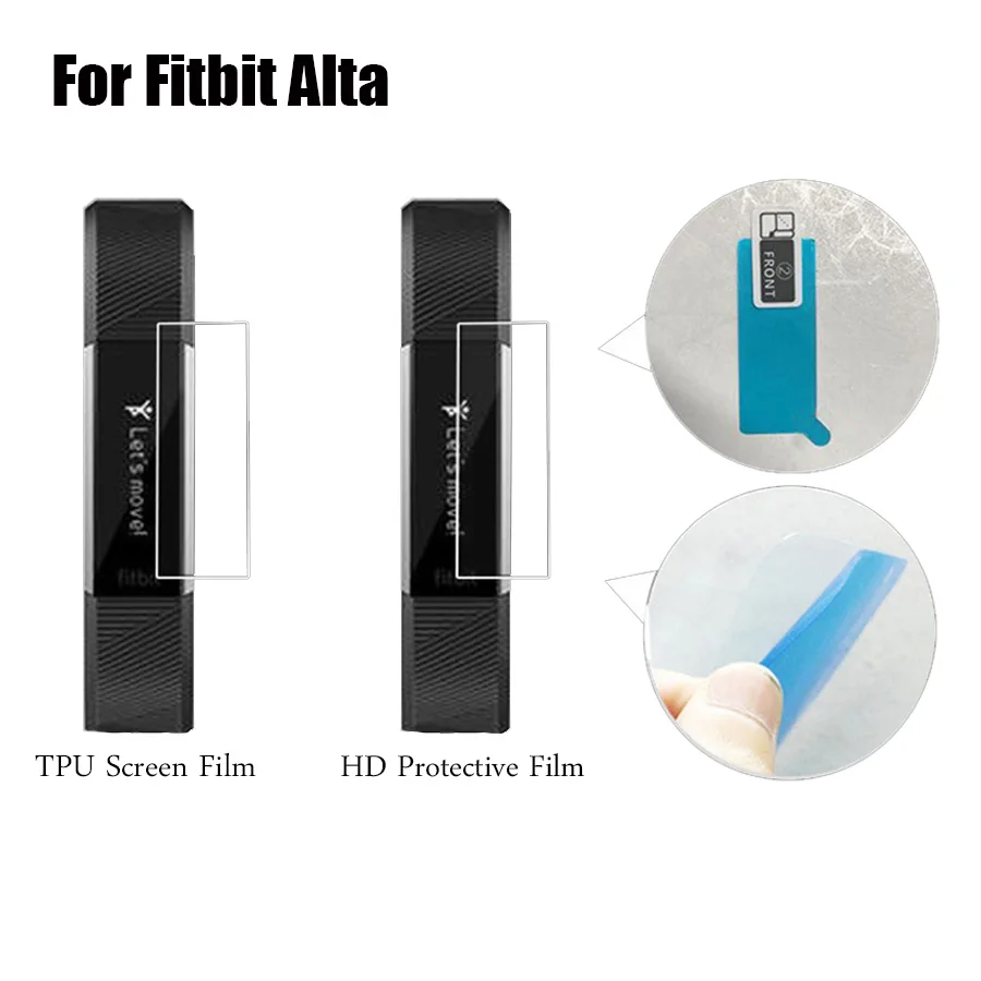 Защитная пленка Full Cover HD для Fitbit Alta Smart Watch TPU ультратонкая защитная пленка высокой четкости
