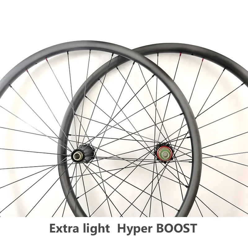 Экстралитовые карбоновые колеса 1149g HyperBOOST 29 Дюймов 30 мм ширина 25 внутренний