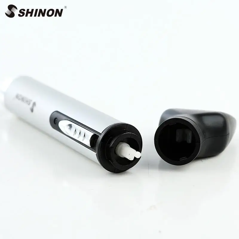 Shinon Nose Hair Trimmer 4 In 1 Usb Electric Facial Ear Clippers Stainless Steel Blades Clipper Eu Plug | Бытовая техника
