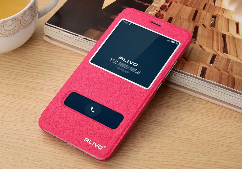 ALIVO чехол для Meizu M3 Note бизнес вид окно из искусственной кожи + жесткий пластик 5