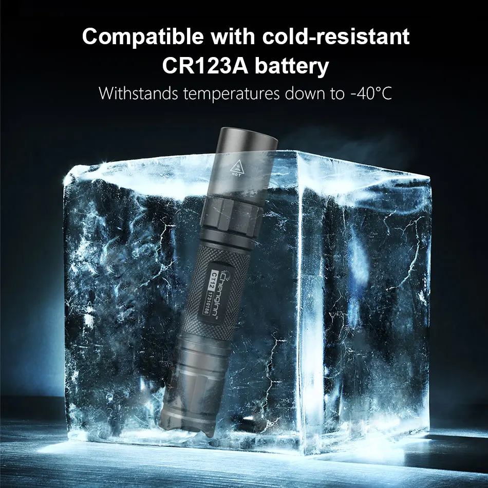 Chenglnn тактический фонарь мощный самообороны 1200LM Cree светодиодный свет 6 режимов SOS