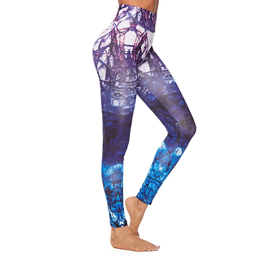

TENTEN Womens Workout Leggings Women High Waist Leggings Womens Fitness Legging Holographic Gothic Womens Clothing Pants Jegging