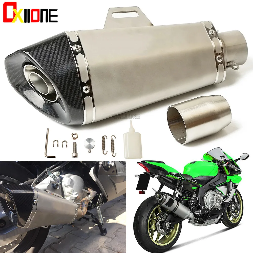 Выхлопная труба для мотоцикла Honda CBR600 F2 F3 F4 F4i CBR600RR ABS RC51 SP1 SP2 ST1300 универсальная