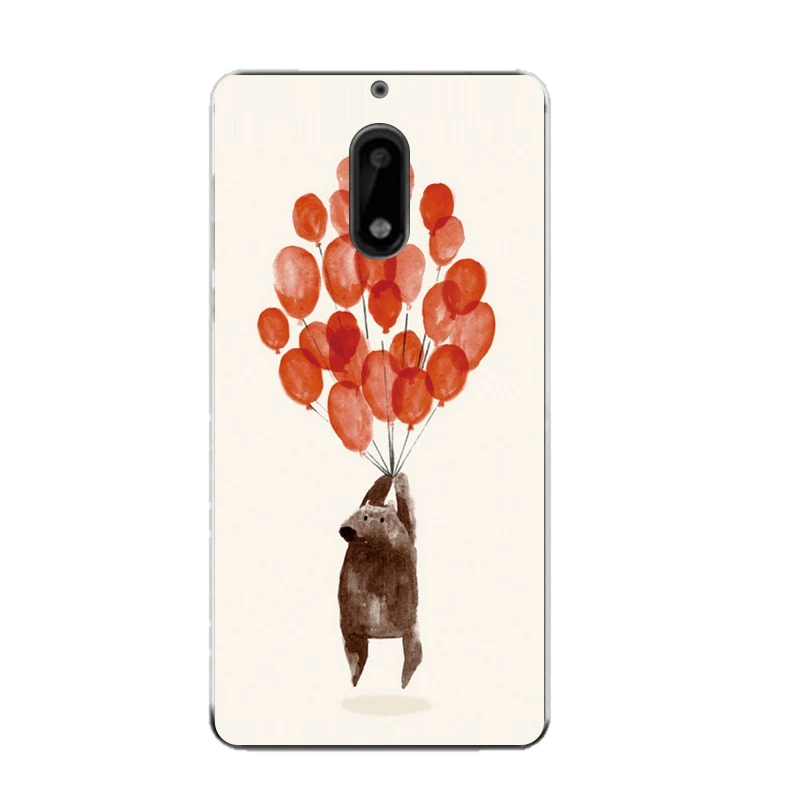 Мягкий прозрачный чехол для телефона из ТПУ Ballon Nokia3 5 6 8 N540 N640 N535 N830 Мандала птица