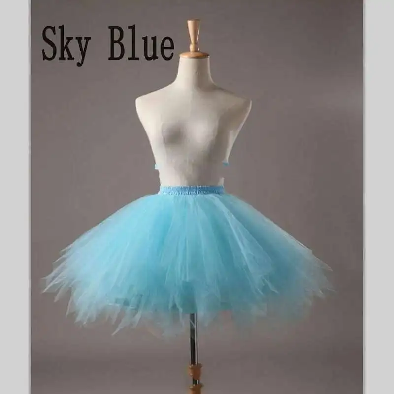 New Colorful Petticoa Hot Candy Color Multi-color Tutu Underskirt t jupon crinoline cerceau mariage Petticoat |
