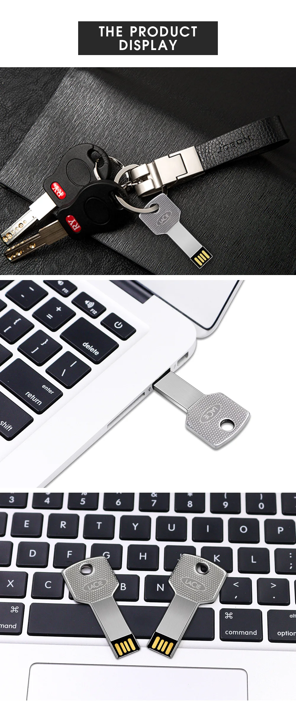 USB флеш-ключ привода, 64 ГБ, 32 ГБ, 128 г, флеш-накопитель, 16 ГБ, Usb2.0, металлический флешка, 8 ГБ, 4 Гб, водонепроницаемый usb-накопитель