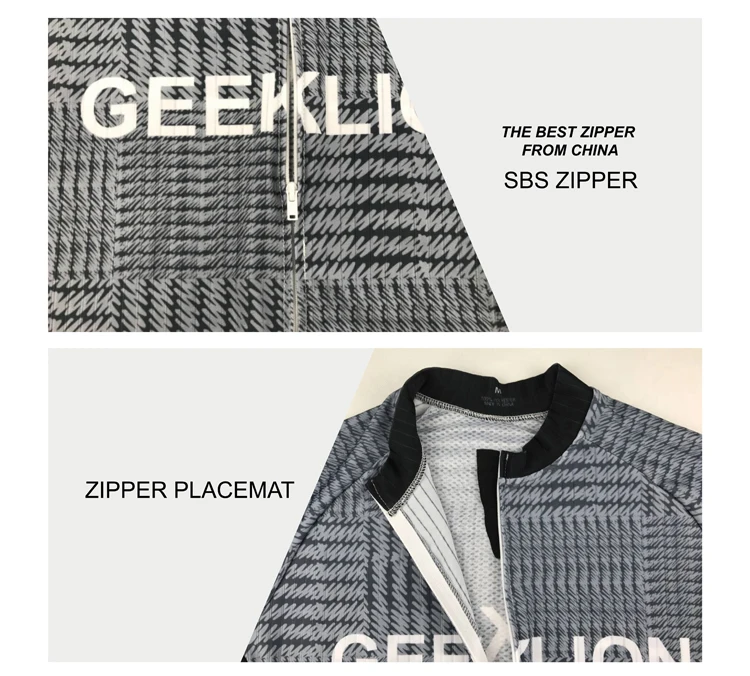 Мужская эластичная рубашка Geeklion с длинным рукавом для езды на велосипеде|cycling