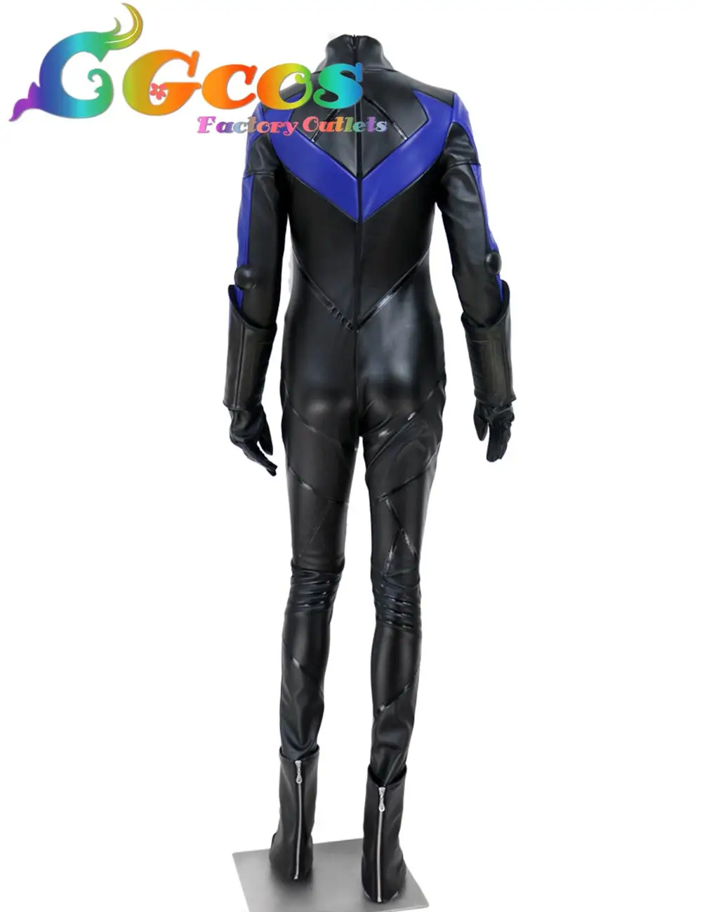 CGCOS Batman: Arkham City Nightwing женский стиль Косплей PU Модный комбинезон для взрослых мужчин карнавальный костюм Хэллоуина супергероя