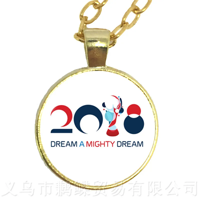 Uruguay Spain Football Team LOGO Abudhabi Waka Necklace 2018 Titan Cup Mascot Logo Fans Souvenir | Украшения и аксессуары