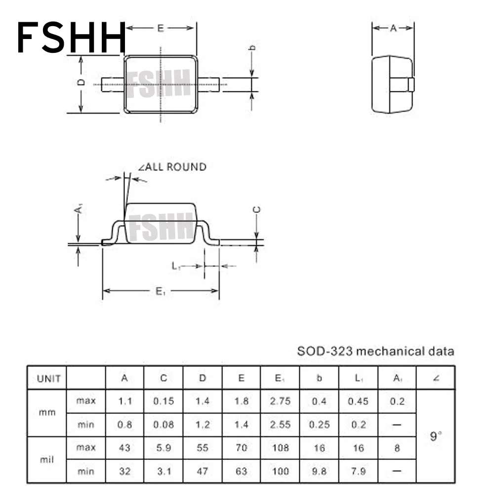 Рисунок 4 - SOD-323 тестовая розетка SOD323