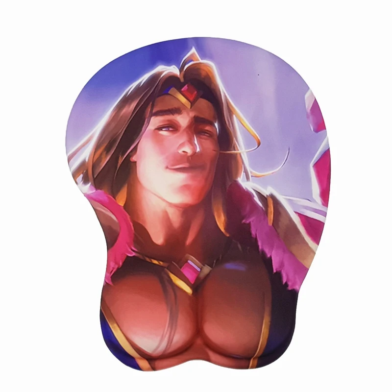 Коврик для мыши Ahri RIVAN Taric Design Anime 3D Oppai упор на запястье|wrist rest|mouse pad wrist restdesign mouse |