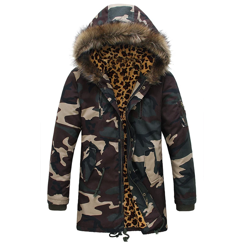 Parkas 2018 New Winter Camouflage Loose Coat Thicken In Warm Military Clothes Waterproof Snow Jackets Casual 2xl Free shipping | Мужская