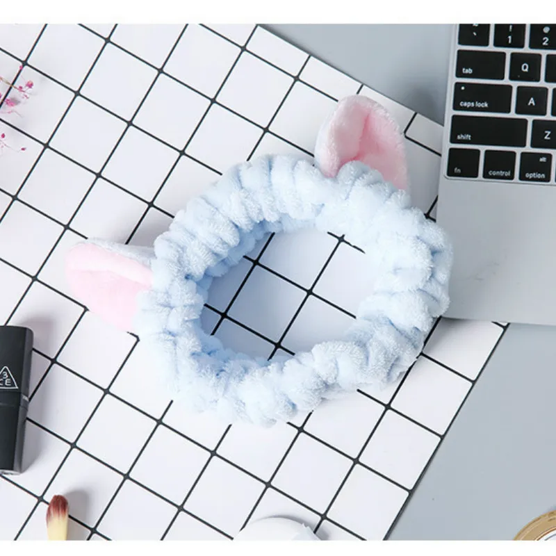 Повязка для волос флисовая на резинке|Аксессуары| |