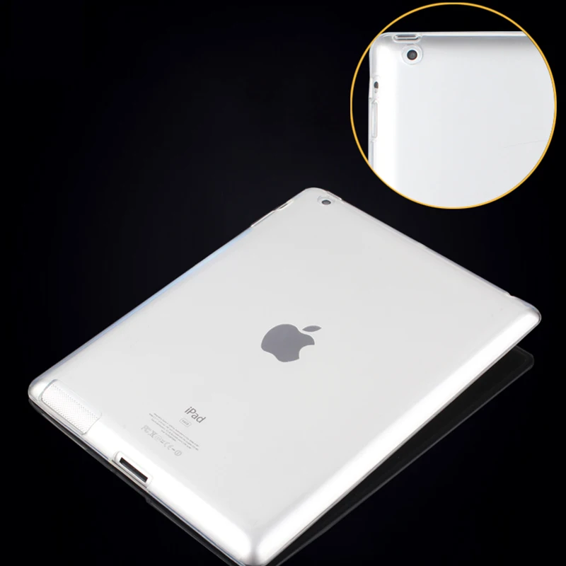 Женский чехол для 9 7 iPad 2/3/4 прозрачные задние крышки Защитные чехлы планшетов Apple