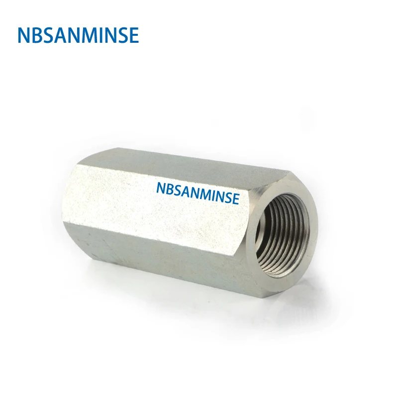 NBSANMINSE VU обратный клапан прямой G1/4 3/8 1/2 3/4 1 гидравлический промышленный инженерный Клапан Углеродистая сталь клапан высокого давления