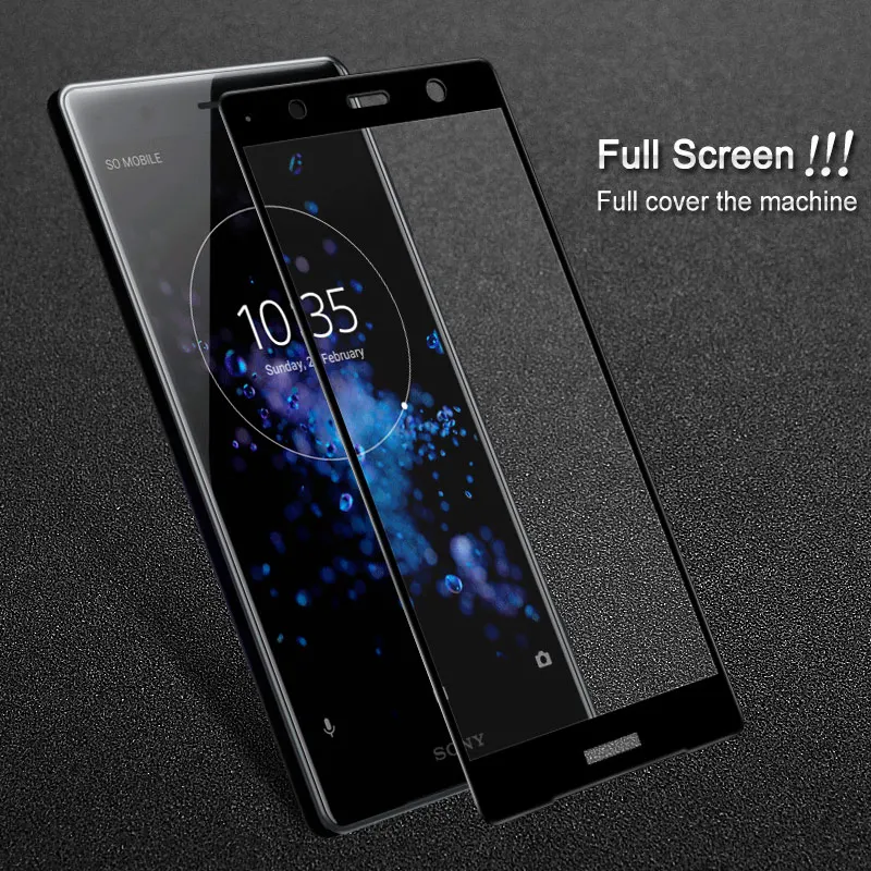Imak Pro + Экран протектор для sony Xperia XZ2 Премиум полный охват закаленное Стекло