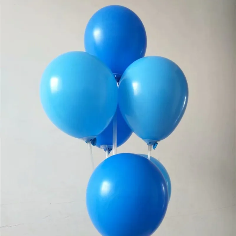 

blue balloons 50pcs/lot 10 inch thick round latex air ballon wedding decor kids birthday party graduation ballon baby shower
