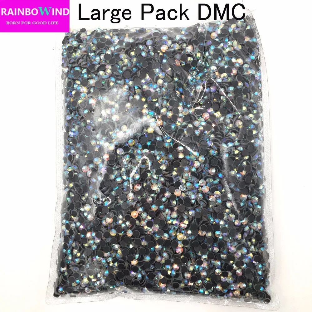 Стразы ss4 ss6 ss8 ss10 ss16 ss20 ss30 белые кристаллы горячей фиксации DMC для ZB003|hotfix rhinestones|dmc