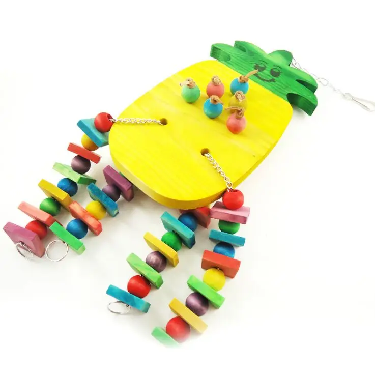 Милый Попугай игрушки для домашних птиц Птица Жевательная клетка попугаев