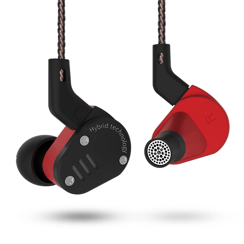 Арматурные и динамические гибридные наушники вкладыши KZ ZSA HIFI DJ мониторные