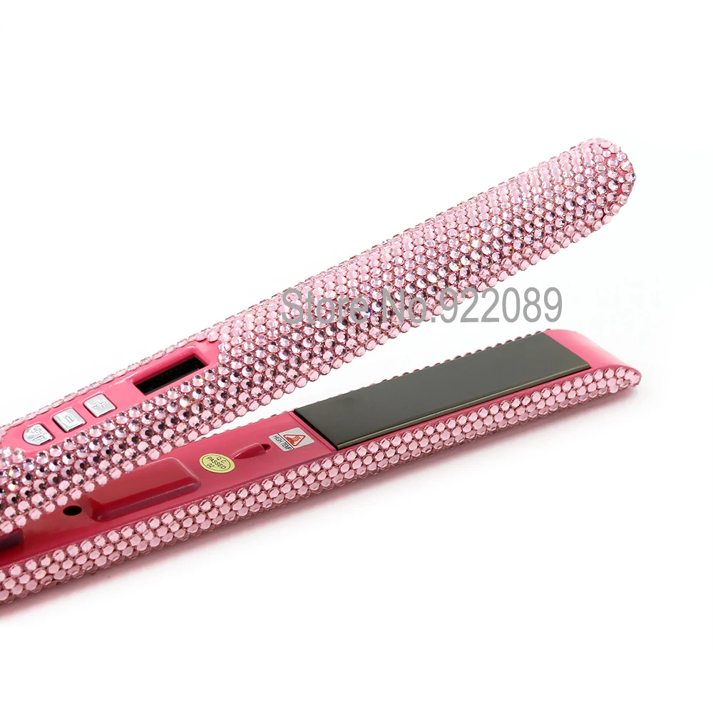 Выпрямитель для волос с кристаллами и титановой пластиной|hair straightener|hair flat ironhair |