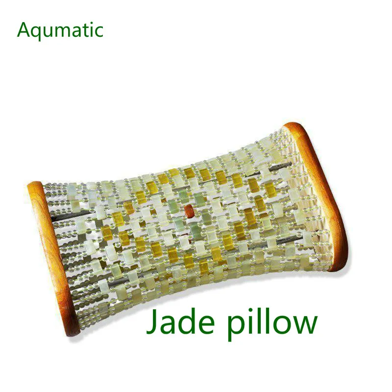 Aqumotic Natural Jade Treatment Pillow Khan Steam Sauna Tools Cool And Breathable Relieve Cervical Pressure Massage Pillows