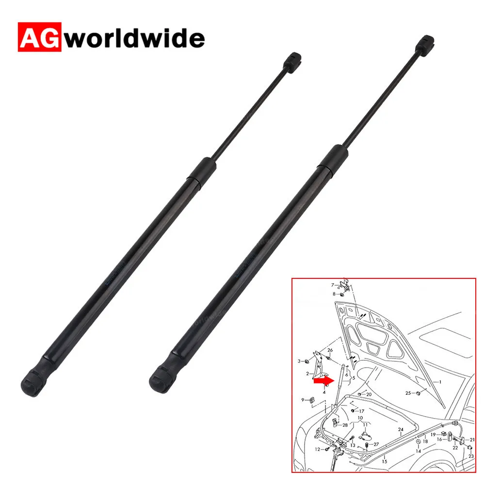 7L6823359B для VW Touareg 2003 2004 2005 2006 2007 2008 2009 2010 газовые стойки Передняя бленда подъемник