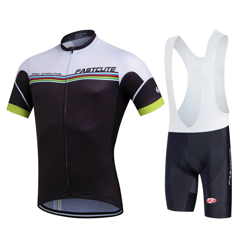 Мужская велоформа 2018 с футболкой и шортами 9D Gel для горного велосипеда MTB велоспорта.