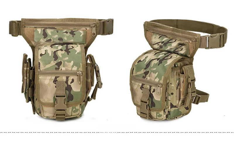 Molle сумка для ног для улицы Военная тактическая поясная сумка для ног камуфляжная Водонепроницаемая облегающая многофункциональная сумка