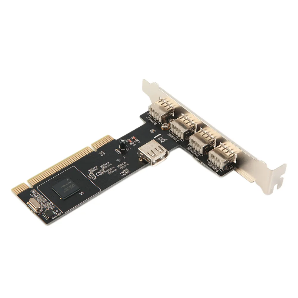 4 внешних USB 2 0 порта + 1 Внутренний порт PCI карты контроллер адаптер конвертер для